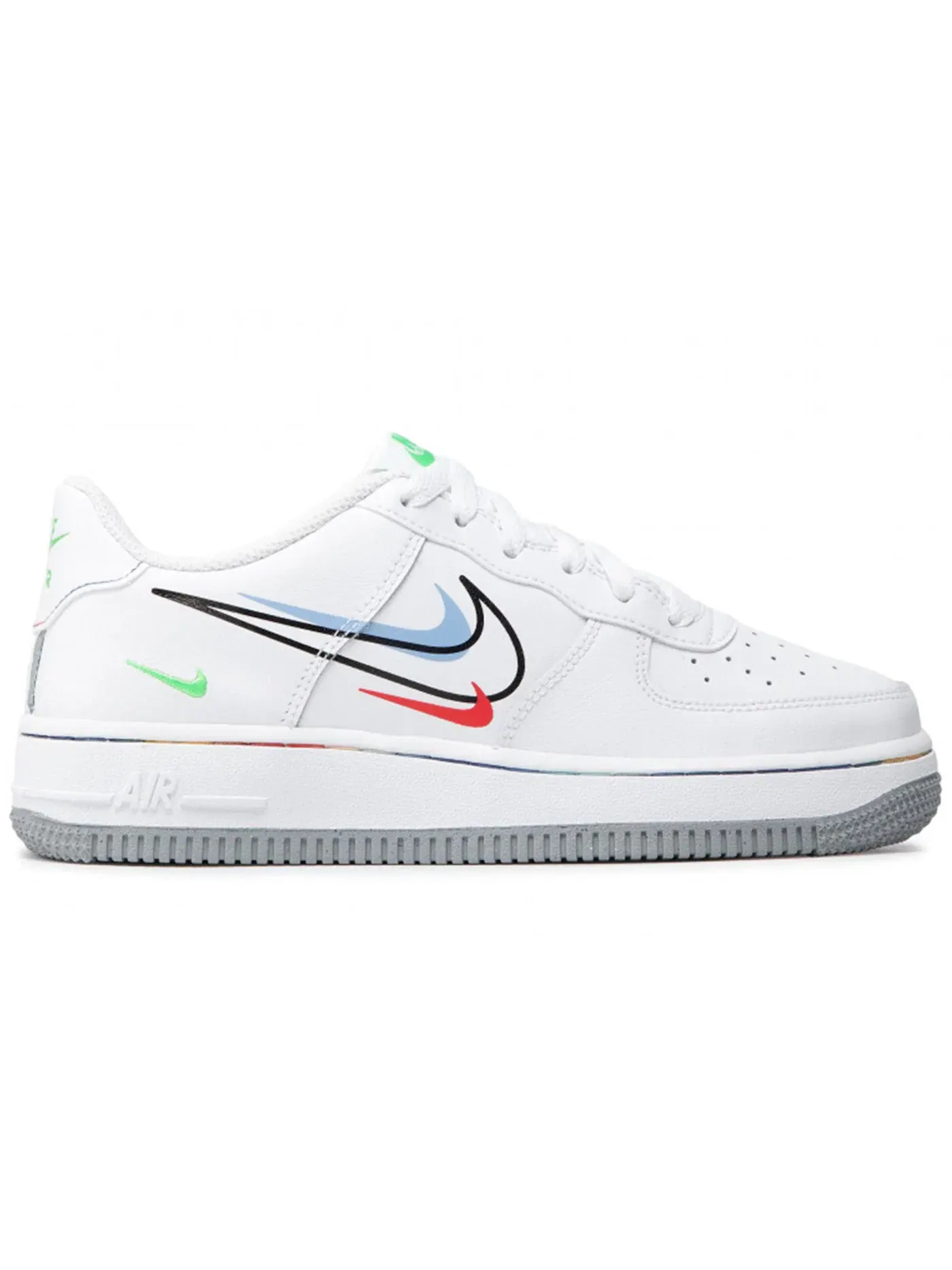 Детские кроссовки Lifestyle Nike Air Force 1 Low — изображение 1 из 1, белый/светлый зеленый