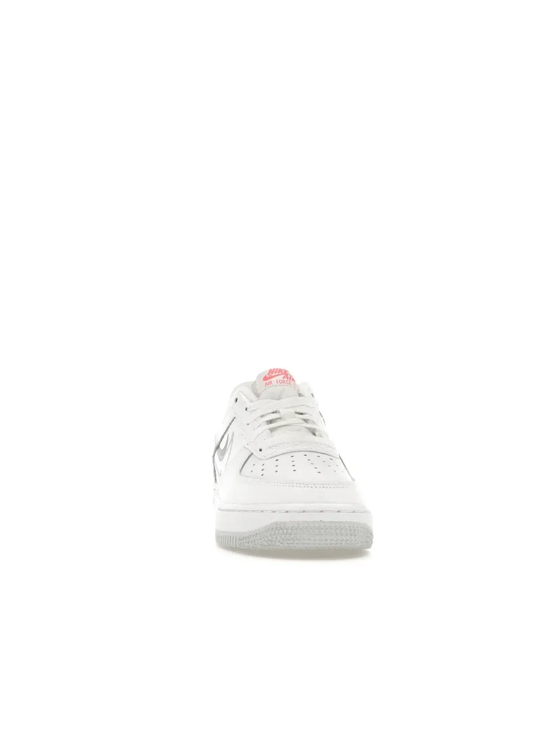 Детские кроссовки с многоцветным свушем Nike Air Force 1 Low Nike — изображение 2 из 4, белый серый яркий