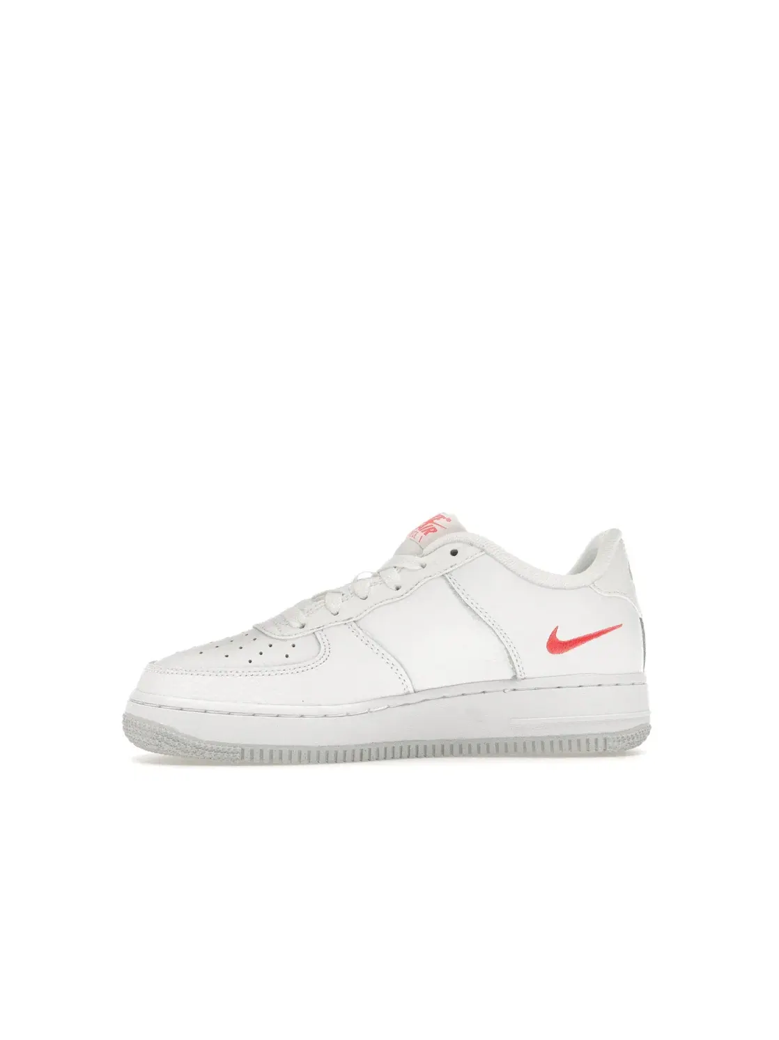 Детские кроссовки с многоцветным свушем Nike Air Force 1 Low Nike — изображение 3 из 4, белый серый яркий
