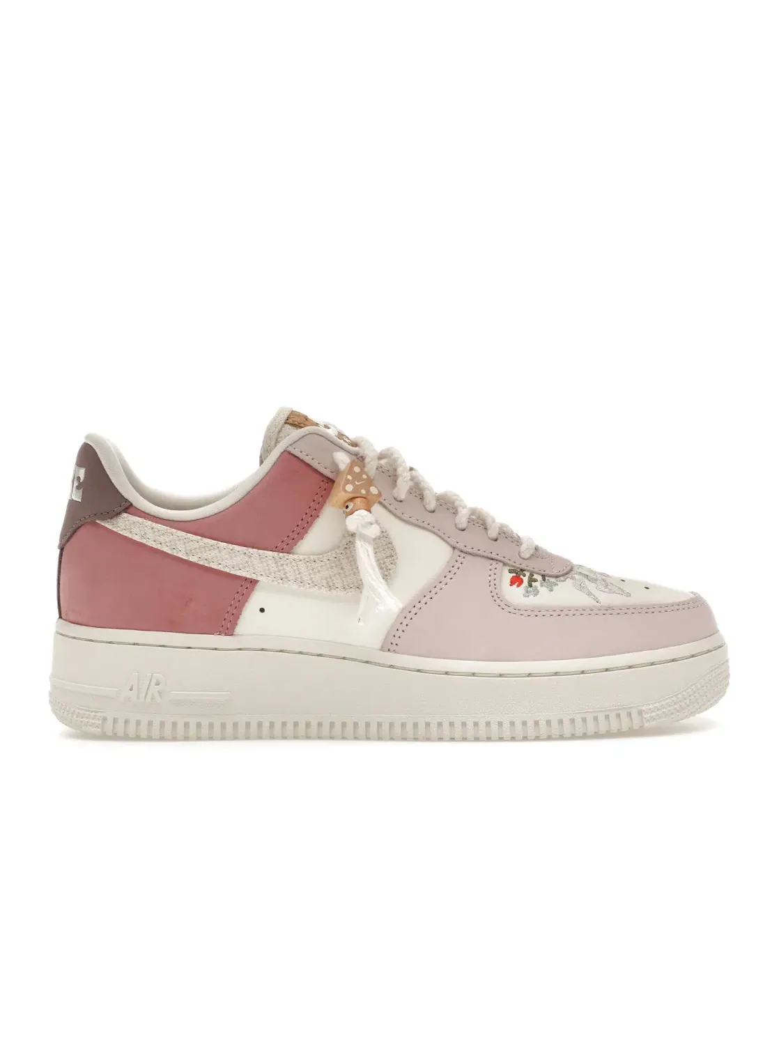 Женские кроссовки с принтом Nike Air Force 1 Low Nike — изображение 1 из 4, розовый/розовый