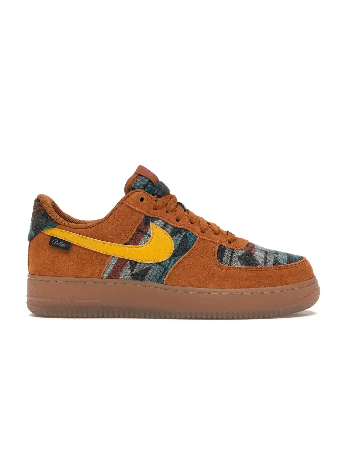 Мужские кроссовки Lifestyle с принтом Nike Air Force 1 Low — изображение 1 из 4, оранжевый