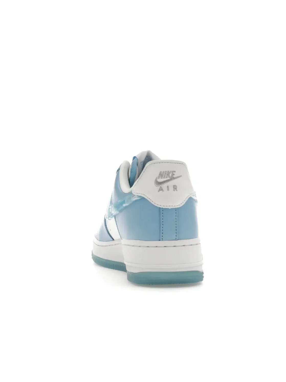 Женские кроссовки с принтом Nike Air Force 1 Low Nike — изображение 4 из 4, белый синий