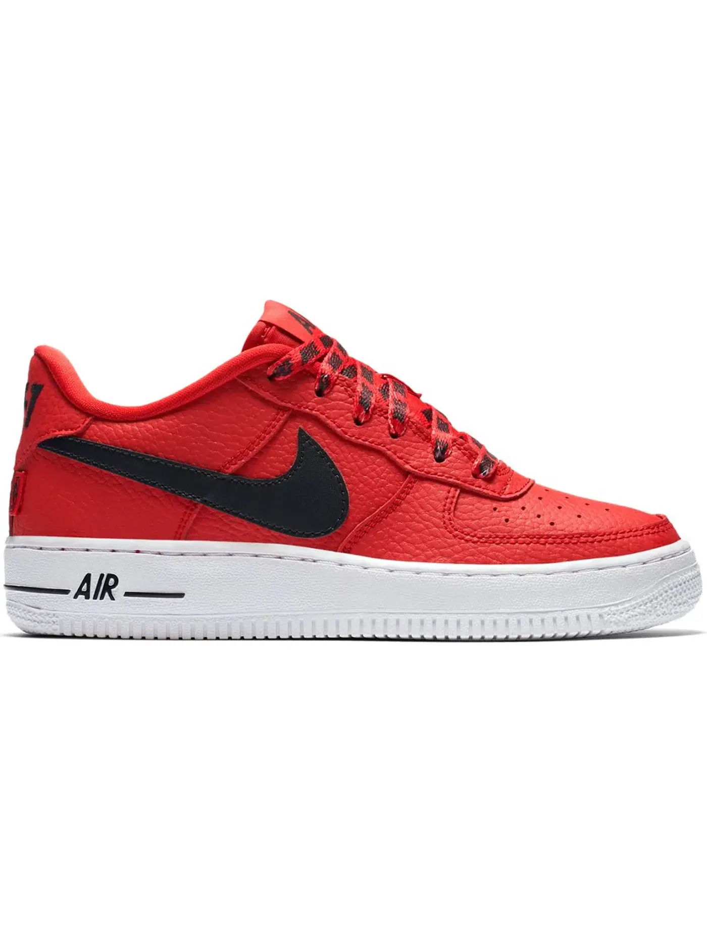 Детские кроссовки Lifestyle Nike Air Force 1 Low — изображение 1 из 1, красный/черный-белый