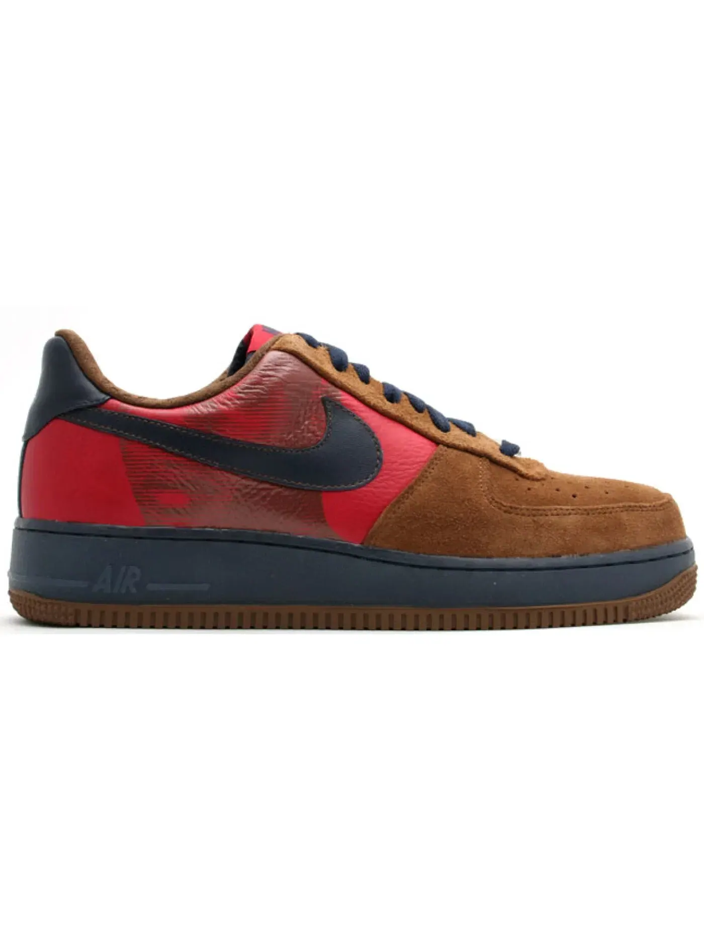 Мужские кроссовки Lifestyle Nike Air Force 1 Low — изображение 1 из 1, темный хаки/-красный