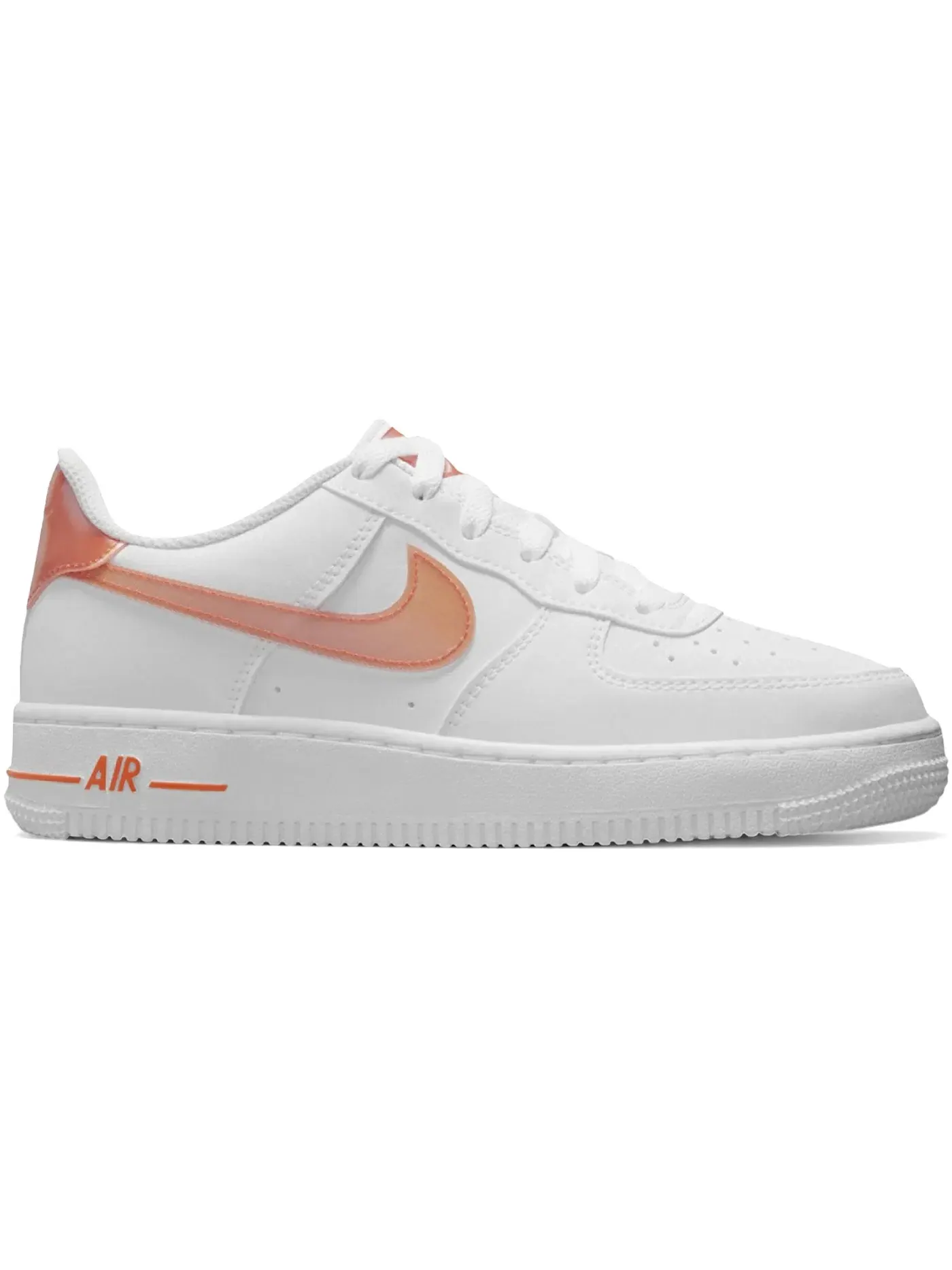 Детские кроссовки Lifestyle Nike Air Force 1 Low Next Nature — изображение 1 из 1, белый/оранжевый