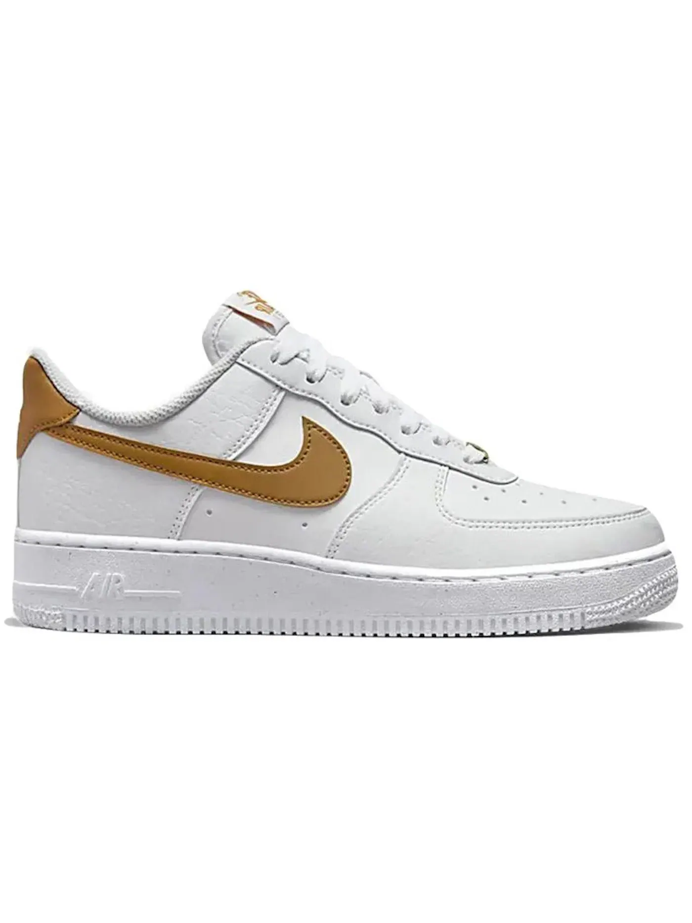 Женские кроссовки Lifestyle Nike Air Force 1 Low — изображение 1 из 1, белый/белый/золотистый