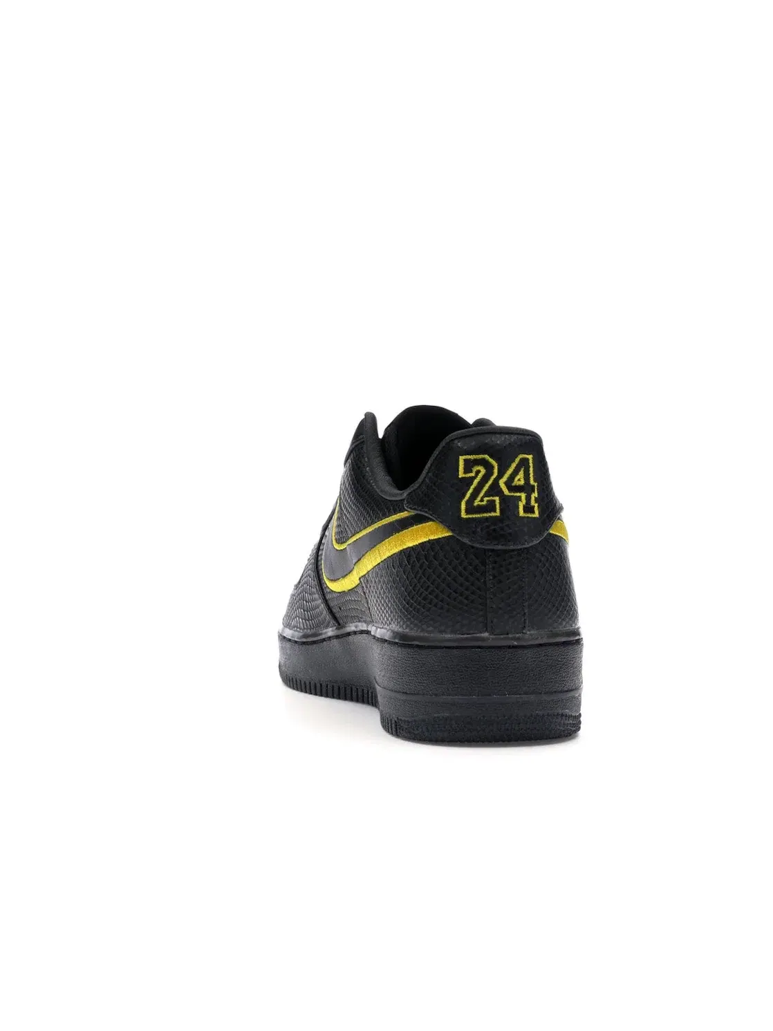Мужские кроссовки с замшей Nike Air Force 1 Low — изображение 4 из 4, черный/золотистый