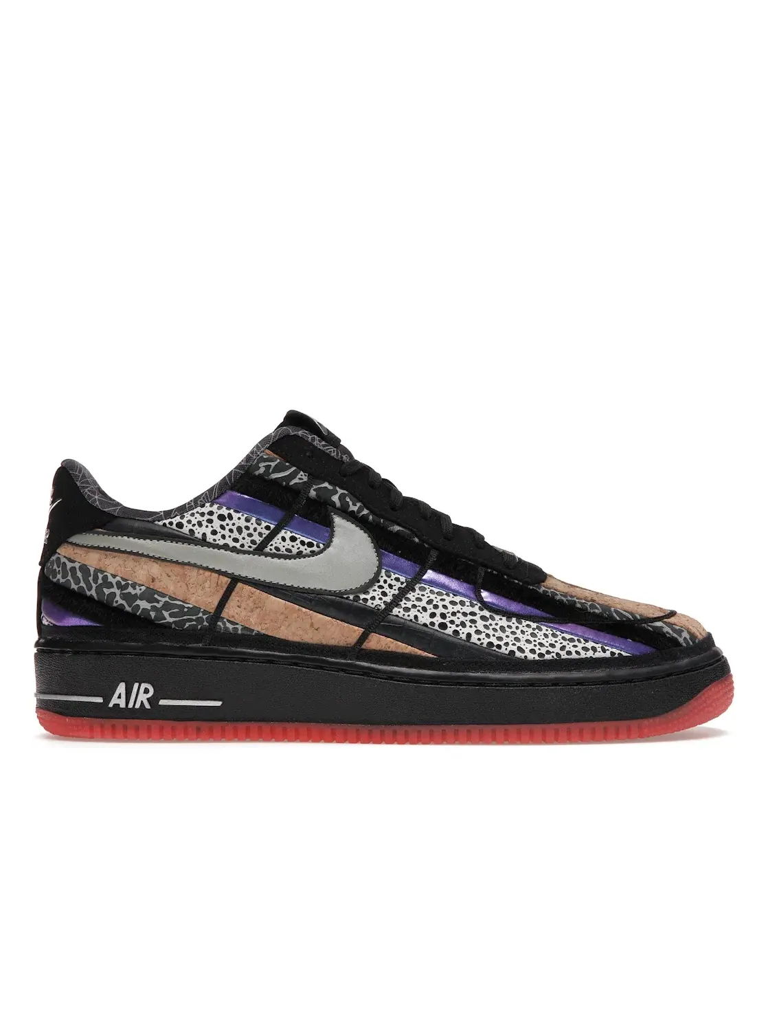 Мужские кроссовки Lifestyle Nike Air Force 1 Low — изображение 1 из 4, черный/красный