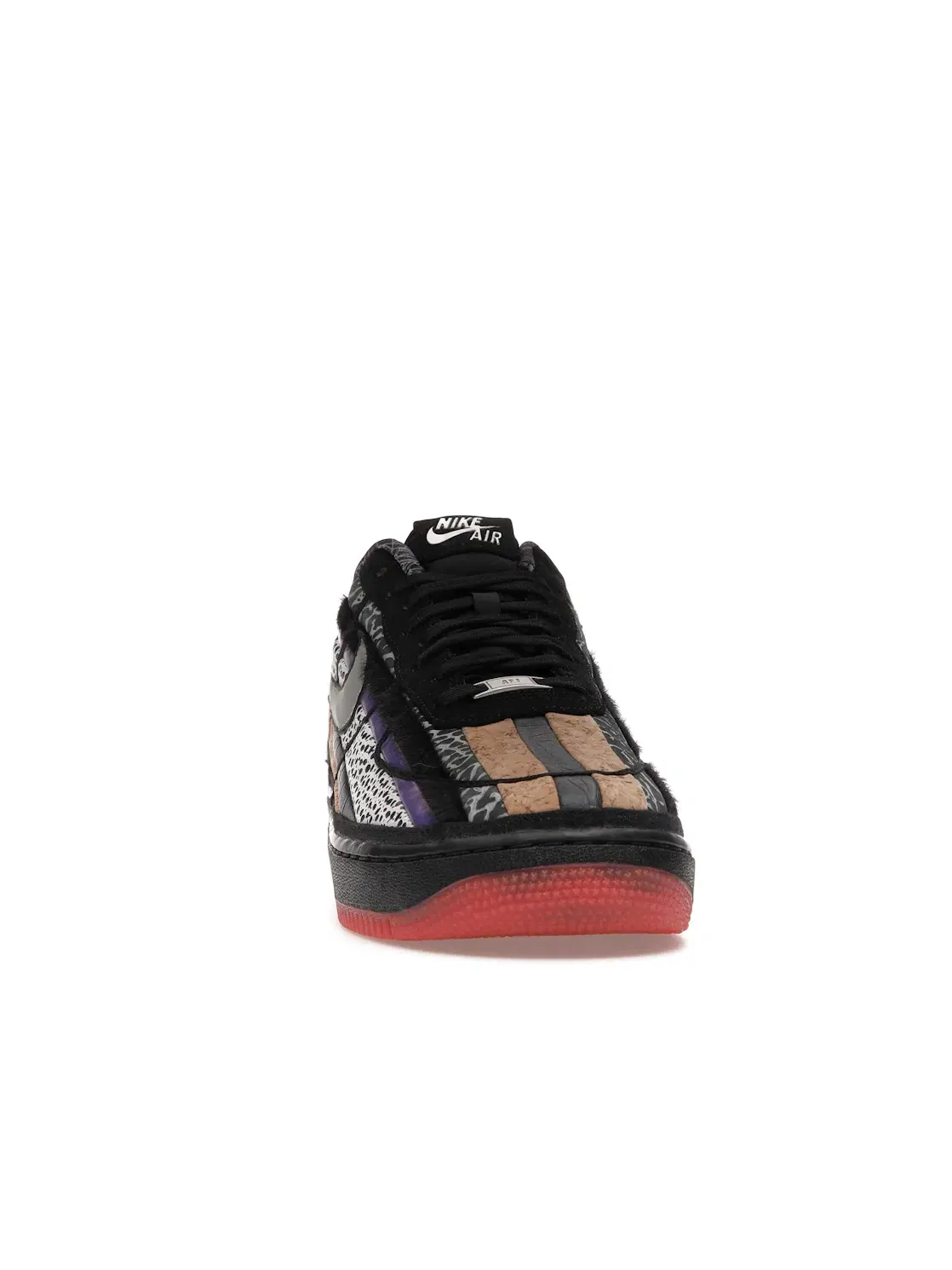 Мужские кроссовки Lifestyle Nike Air Force 1 Low — изображение 2 из 4, черный/красный