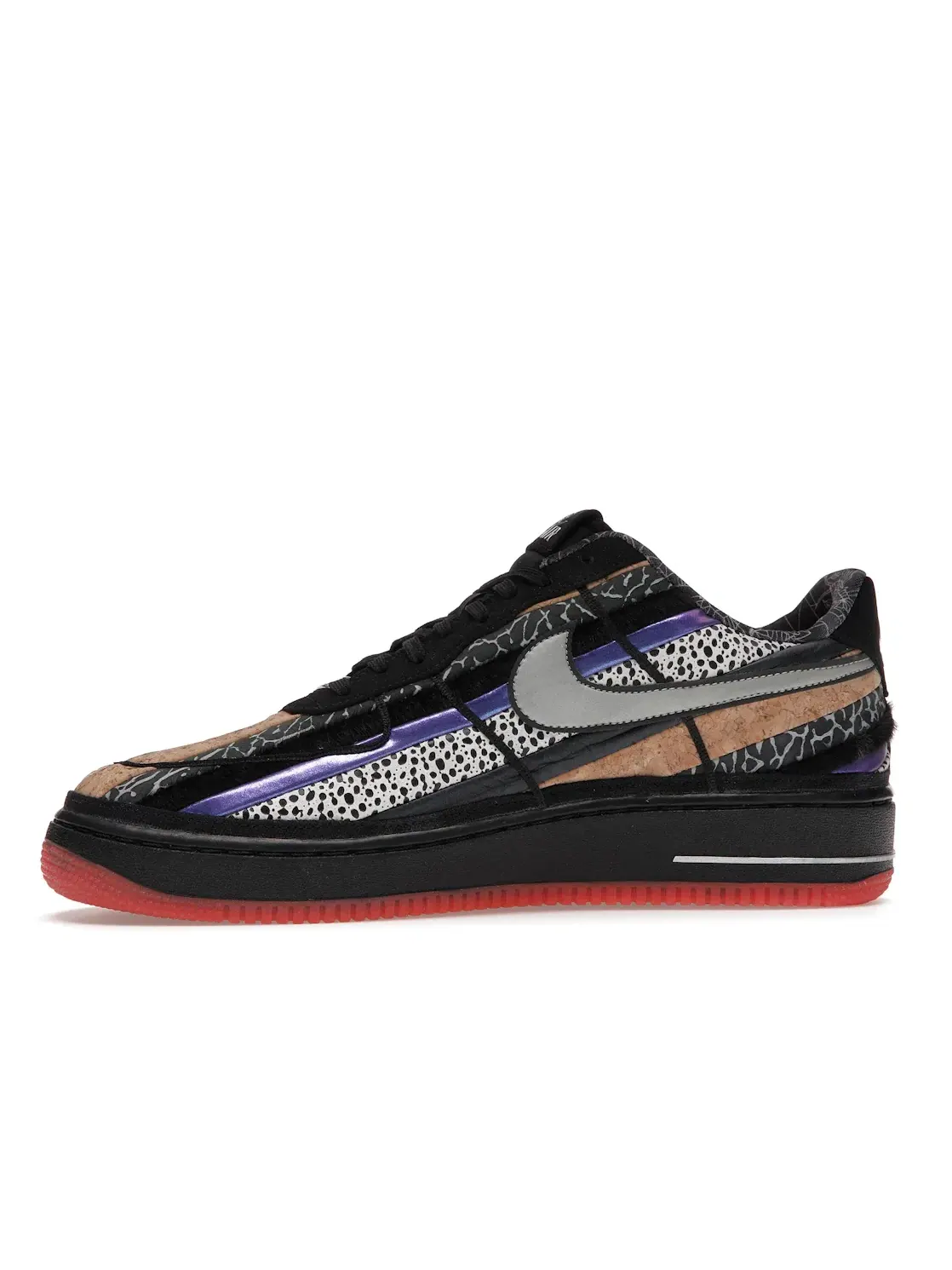 Мужские кроссовки Lifestyle Nike Air Force 1 Low — изображение 3 из 4, черный/красный