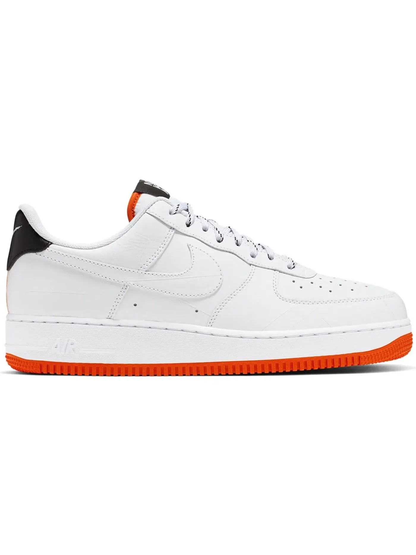 Мужские кроссовки Lifestyle Nike Air Force 1 Low — изображение 1 из 1, белый/черный-оранжевый