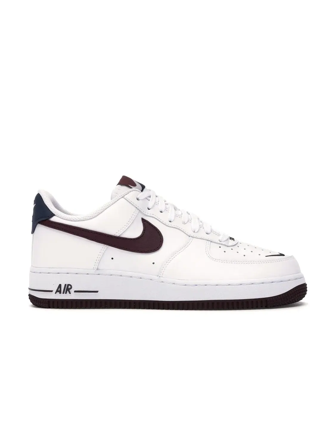 Мужские кроссовки кожаные Nike Air Force 1 Low — изображение 1 из 4, белый-красный