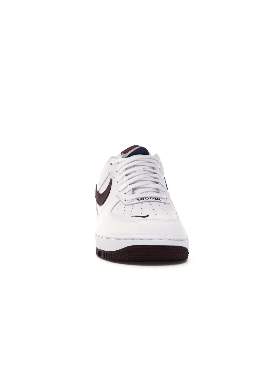 Мужские кроссовки кожаные Nike Air Force 1 Low — изображение 2 из 4, белый-красный