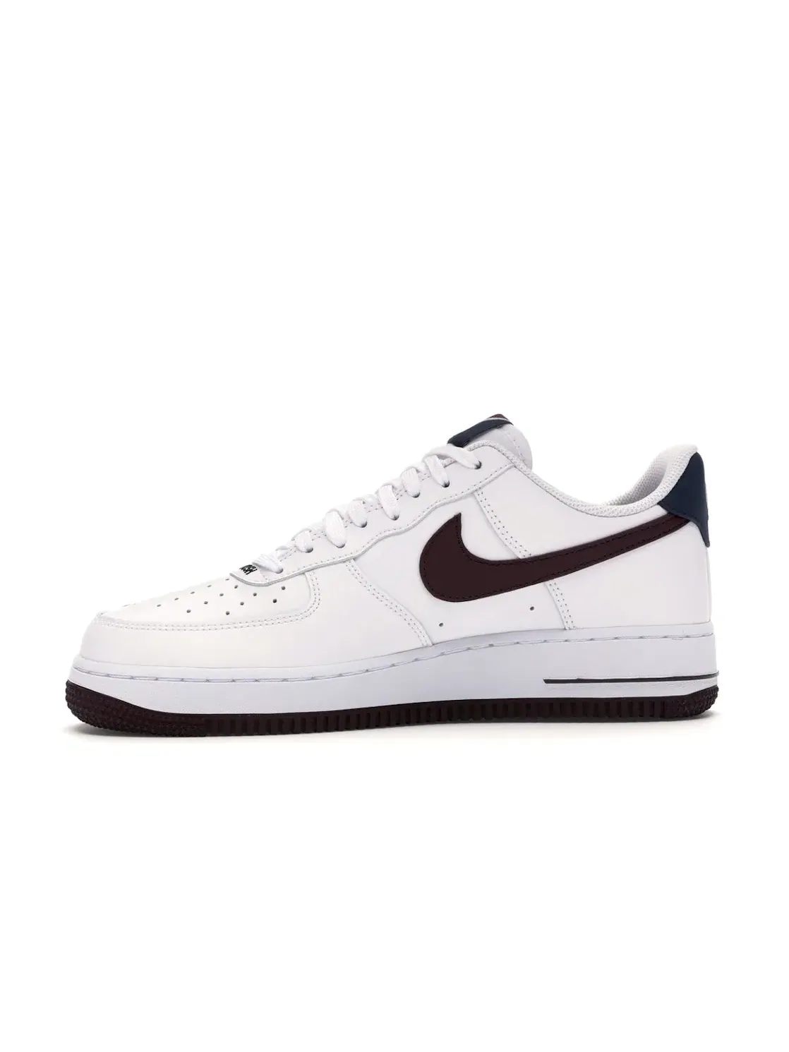 Мужские кроссовки кожаные Nike Air Force 1 Low — изображение 3 из 4, белый-красный