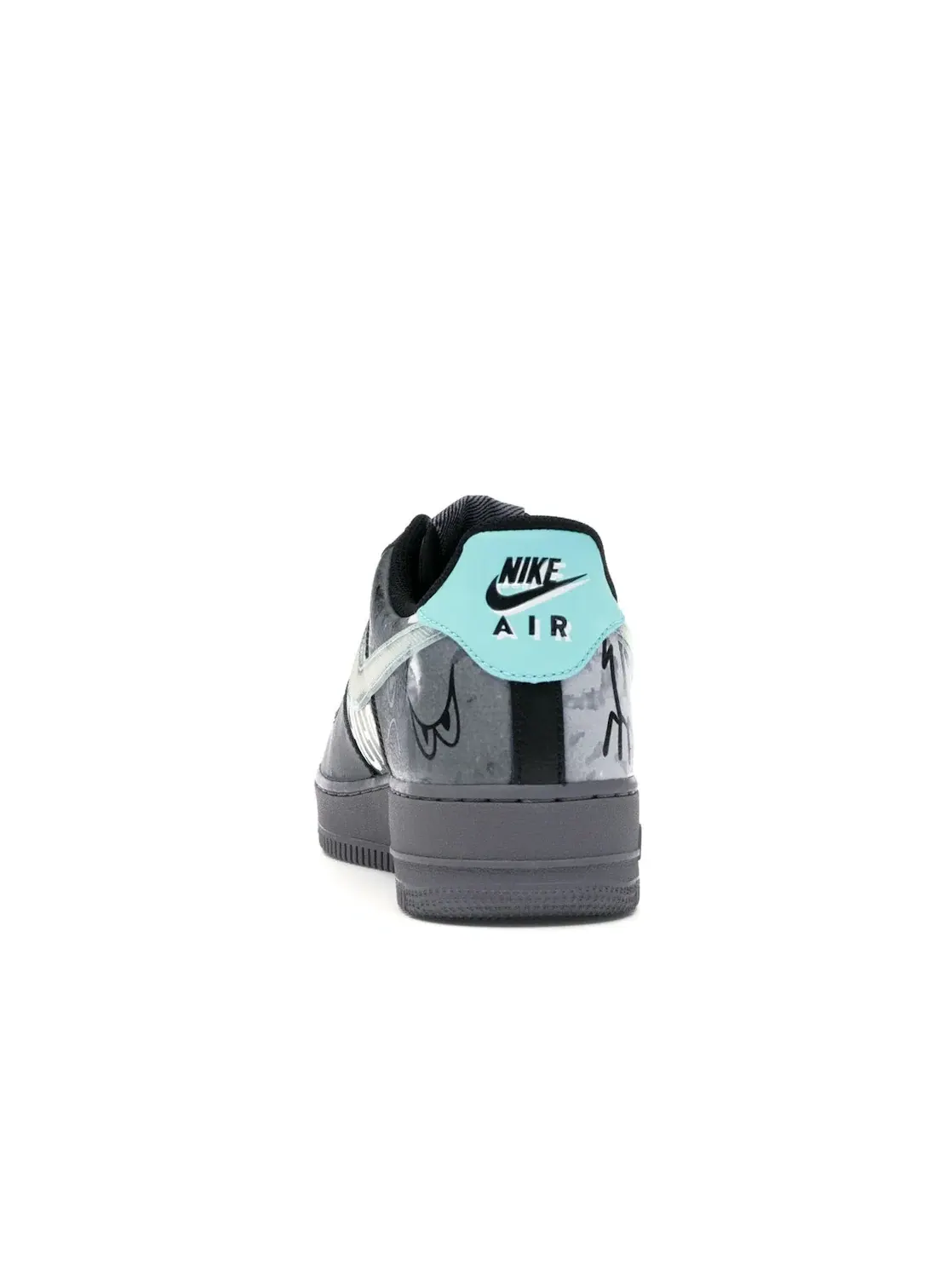 Мужские кроссовки Lifestyle Nike Air Force 1 Low — изображение 4 из 4, черный/платиновый-черный