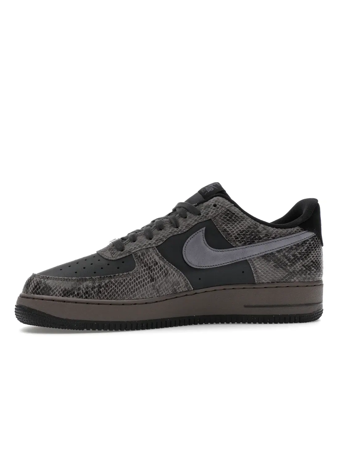Мужские кроссовки с принтом под змеиную кожу Nike Air Force 1 Low — изображение 3 из 4, черный/светлый-черный