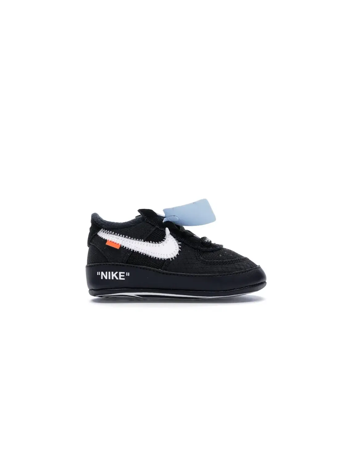 Детские кроссовки Nike Air Force 1 Low Off-White Black White — изображение 1 из 4, черный/белый--черный