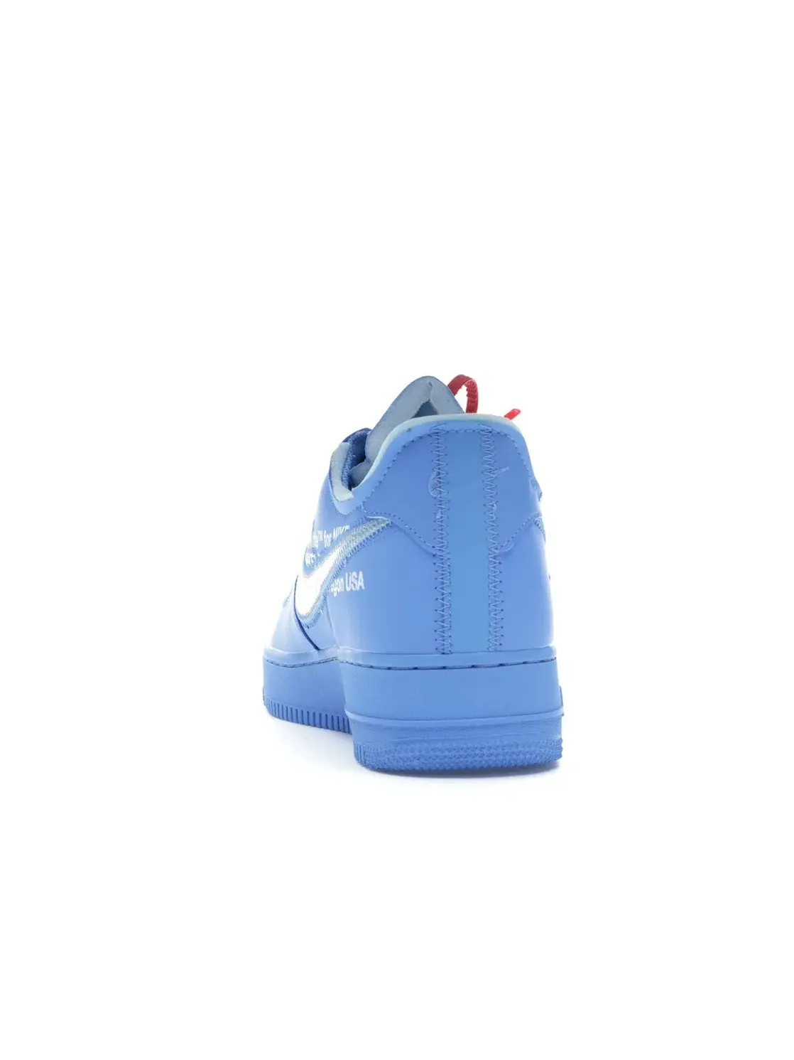 Мужские кроссовки с синим кожаным верхом Nike Air Force 1 Low Off-White MCA — изображение 4 из 4