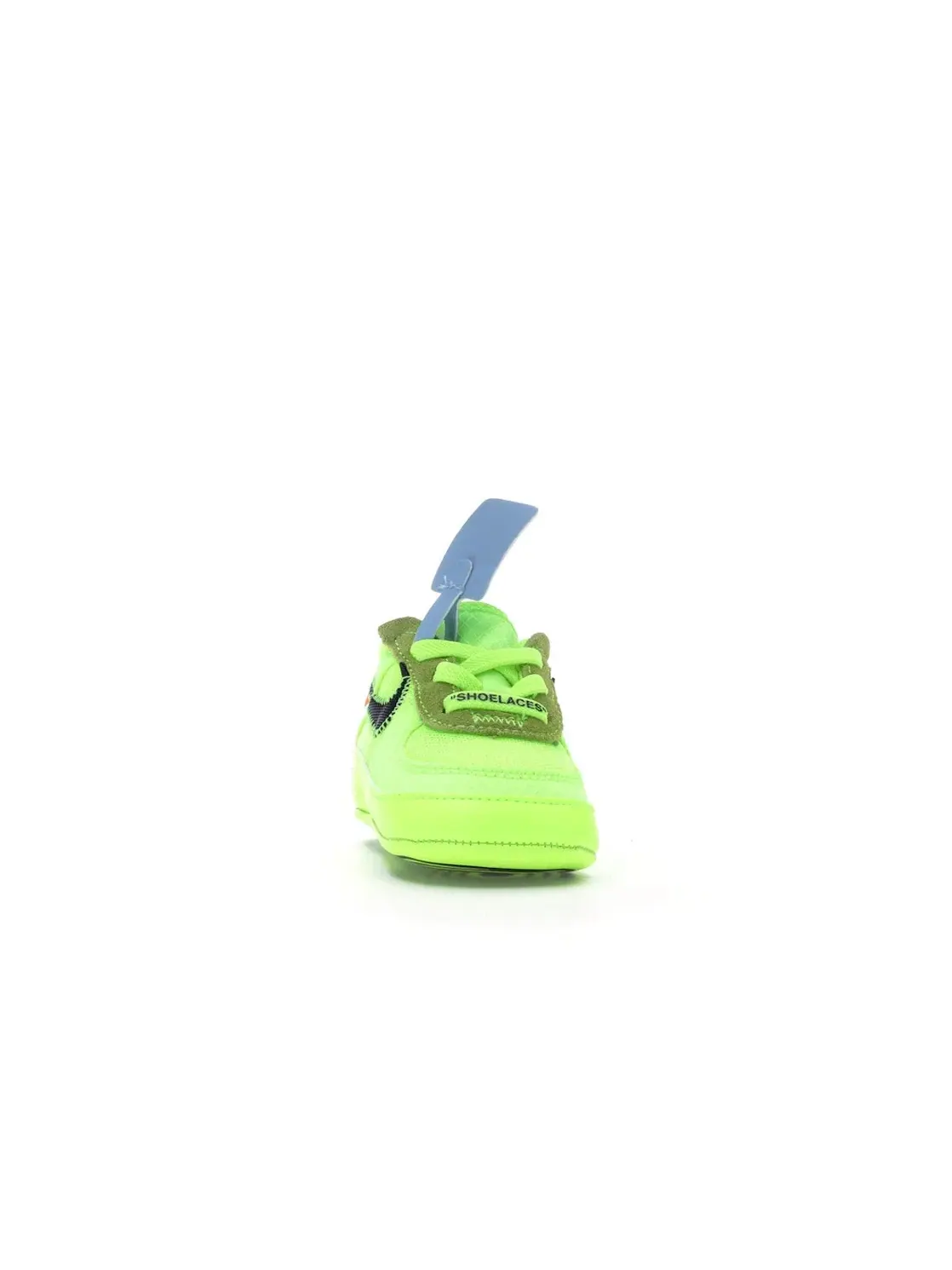 Детские кроссовки с ярким цветом Nike Air Force 1 Low Off-White Volt Nike — изображение 2 из 4, черный