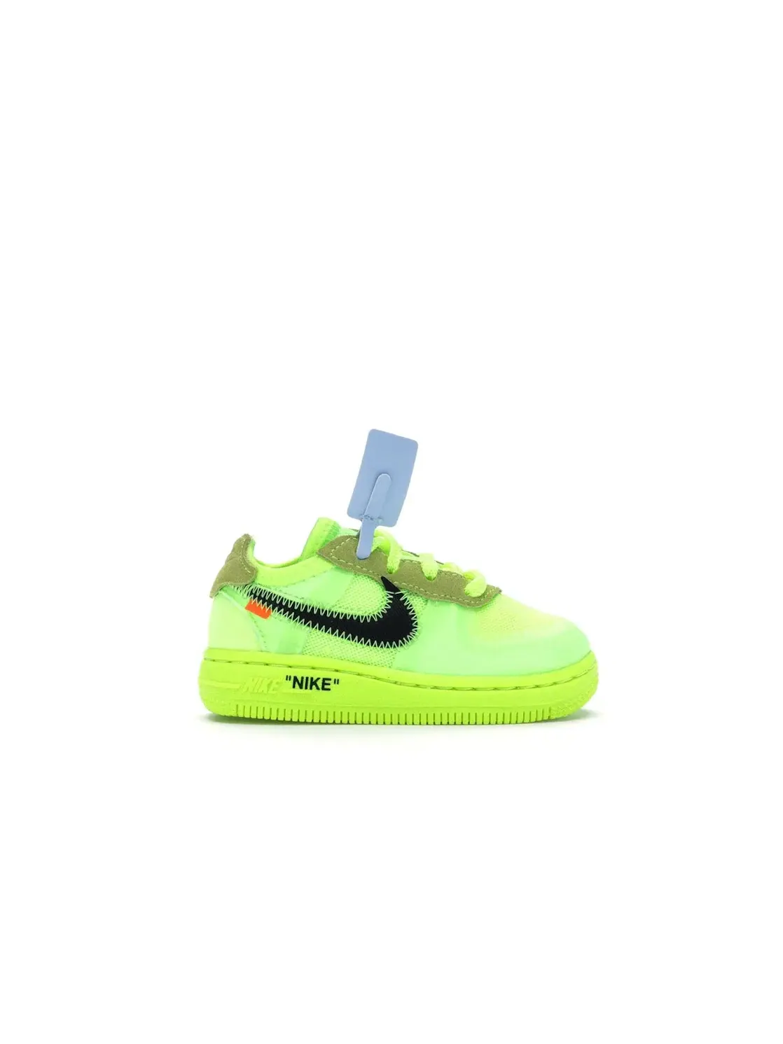Детские кроссовки Lifestyle Nike Air Force 1 Low Off-White — изображение 1 из 4, черный