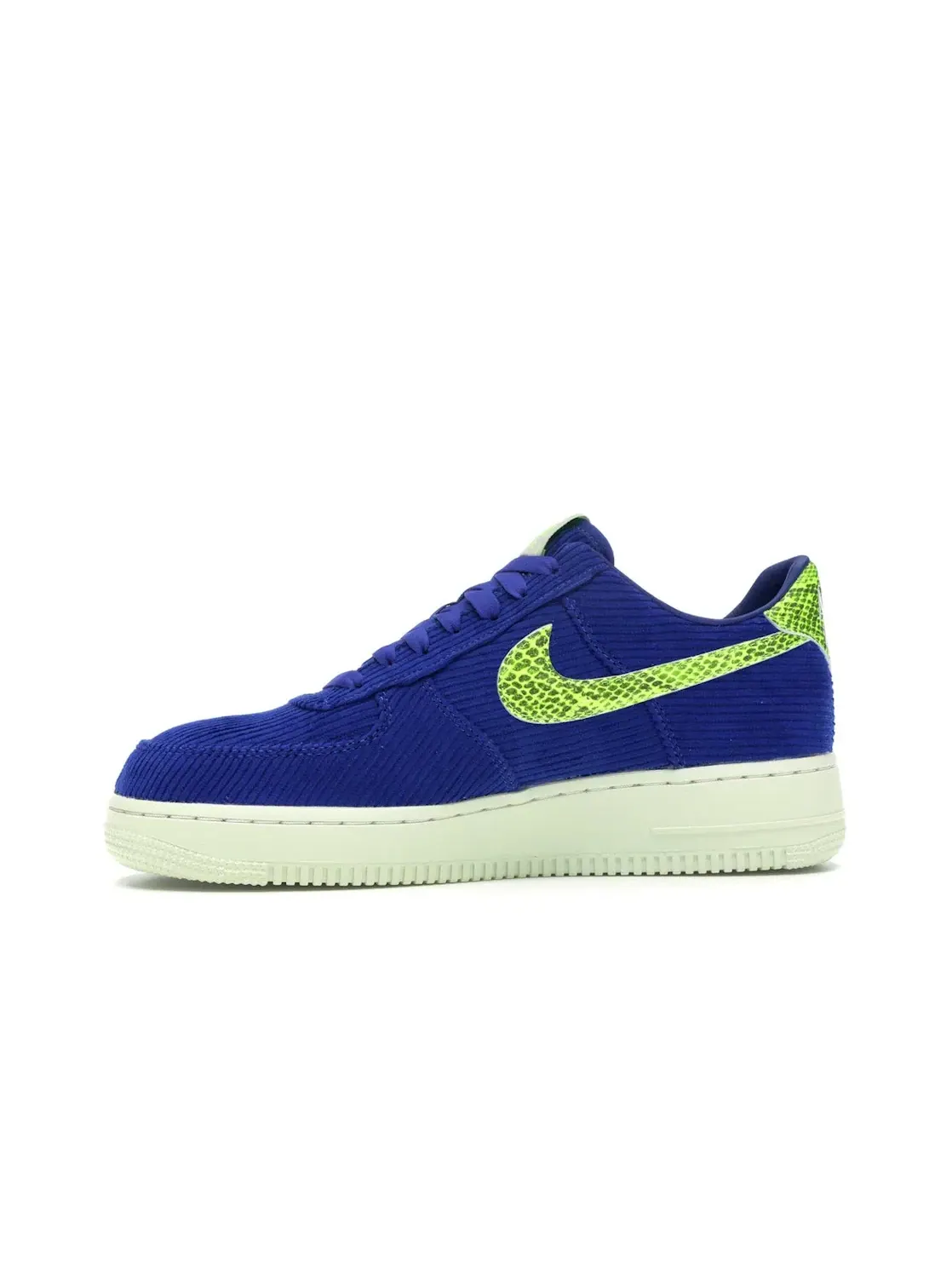 Женские кроссовки с принтом Nike Air Force 1 Low Olivia Kim No Cover Nike — изображение 3 из 4, темно-синий/желтый