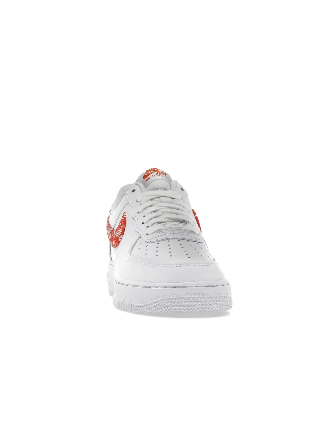 Женские кроссовки с принтом Nike Air Force 1 Low — изображение 2 из 4, белый/оранжевый-белый