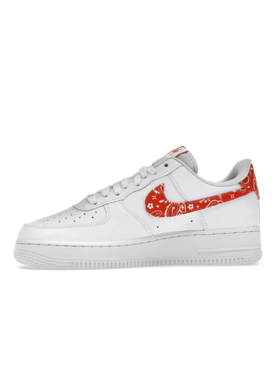 Женские кроссовки с принтом Nike Air Force 1 Low — изображение 3 из 4, белый/оранжевый-белый