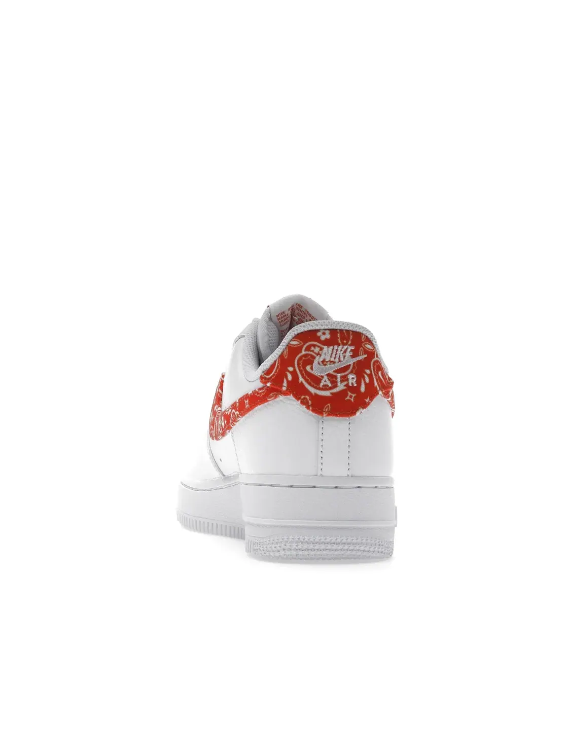 Женские кроссовки с принтом Nike Air Force 1 Low — изображение 4 из 4, белый/оранжевый-белый