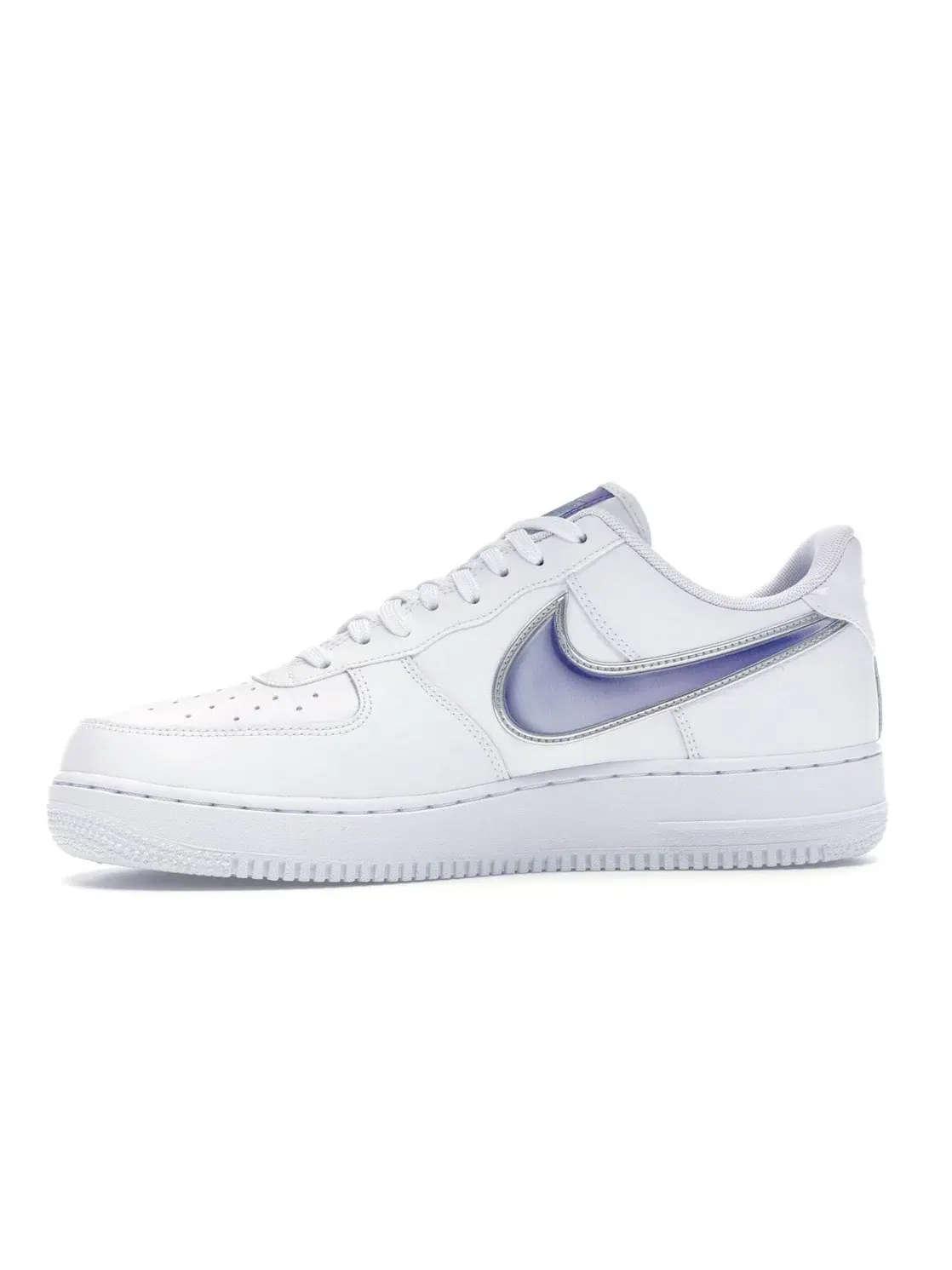 Мужские кроссовки с длинным язычком Nike Air Force 1 Low — изображение 3 из 4, белый синий