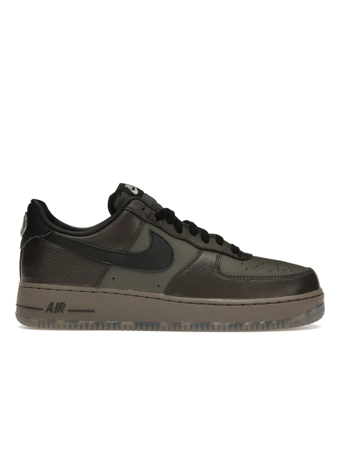 Мужские кроссовки Lifestyle с замшевой подкладкой Nike Air Force 1 Low — изображение 1 из 4, черный/черный/коричневый