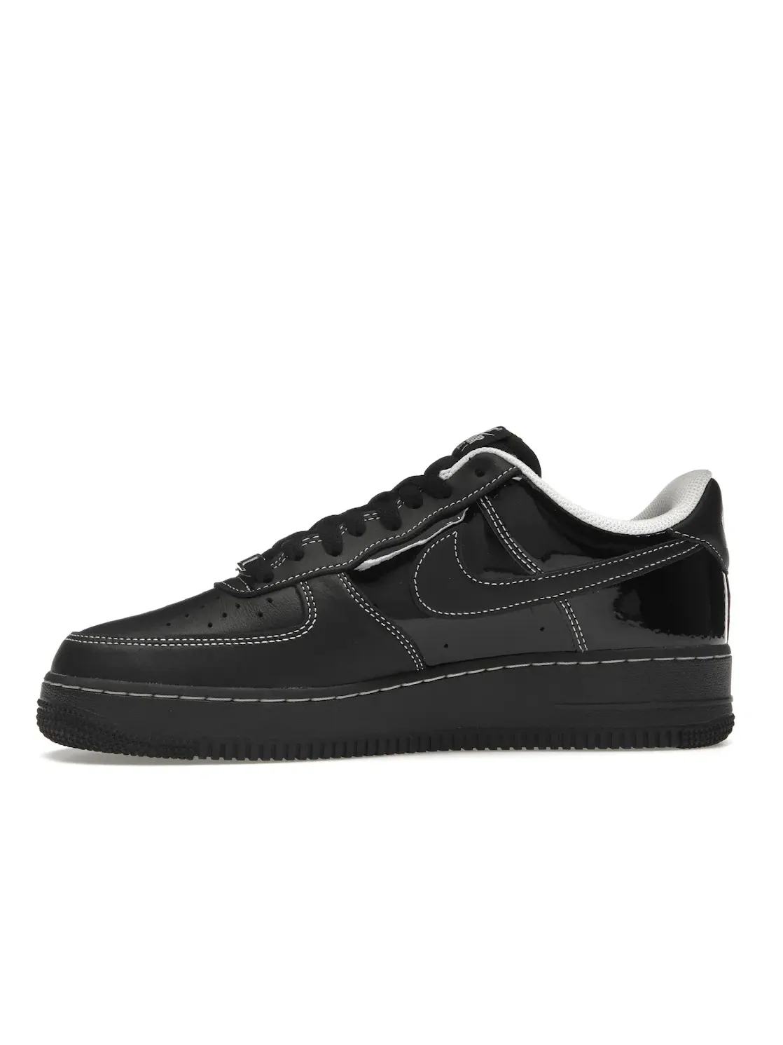 Мужские кроссовки с лакированной кожи Nike Air Force 1 Low — изображение 3 из 4, черный/белый