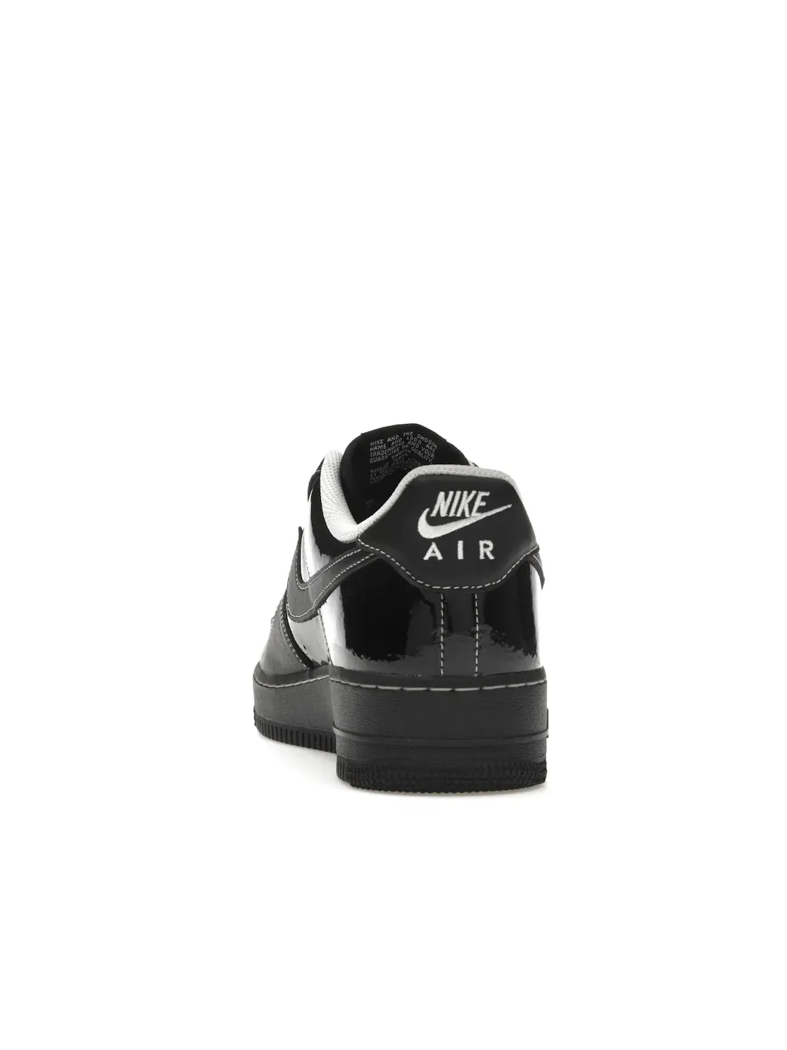 Мужские кроссовки с лакированной кожи Nike Air Force 1 Low — изображение 4 из 4, черный/белый