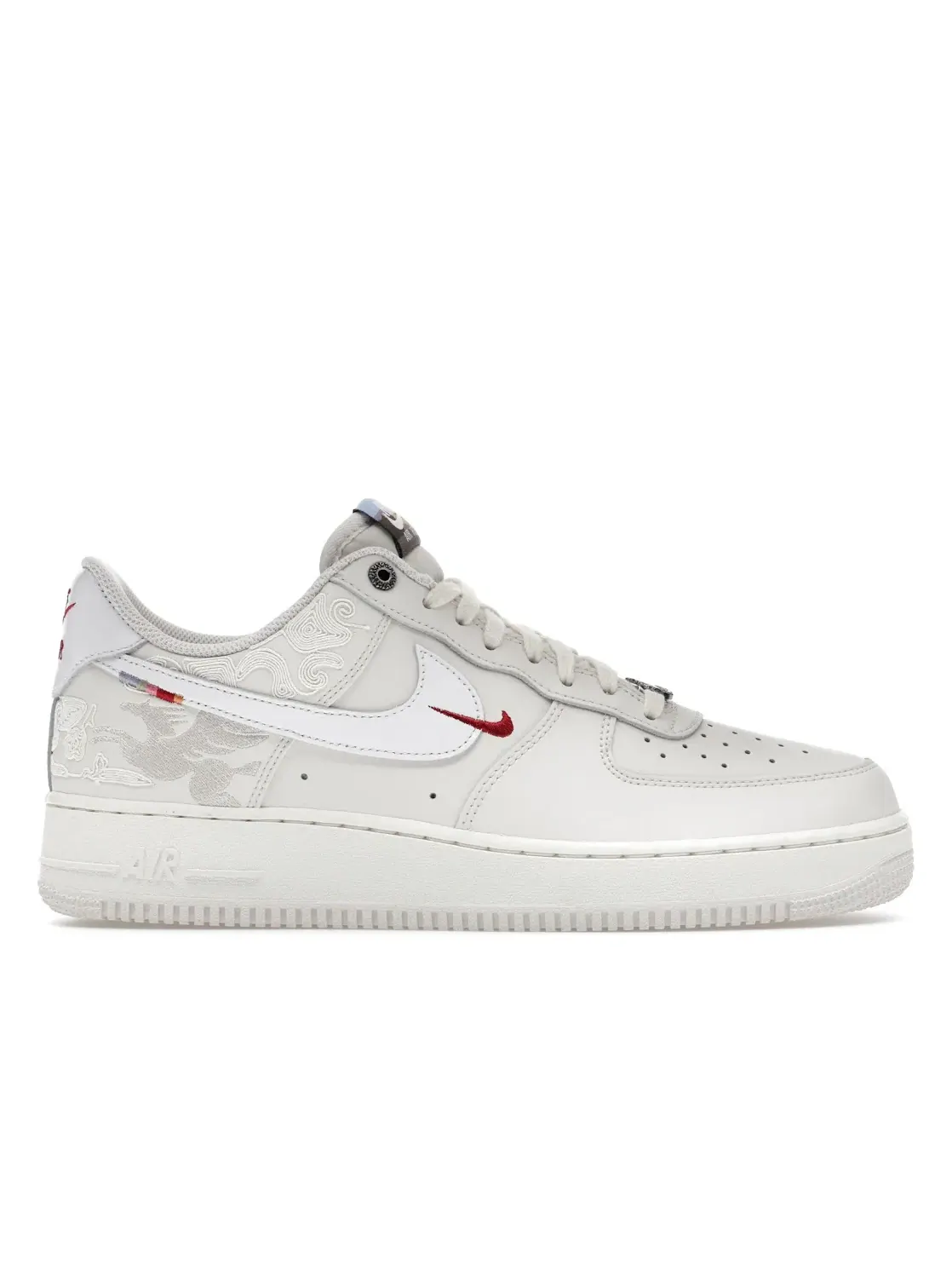 Мужские кроссовки с кожаным верхом Nike Air Force 1 Low Pegasus Pack Phantom — изображение 1 из 4, белый