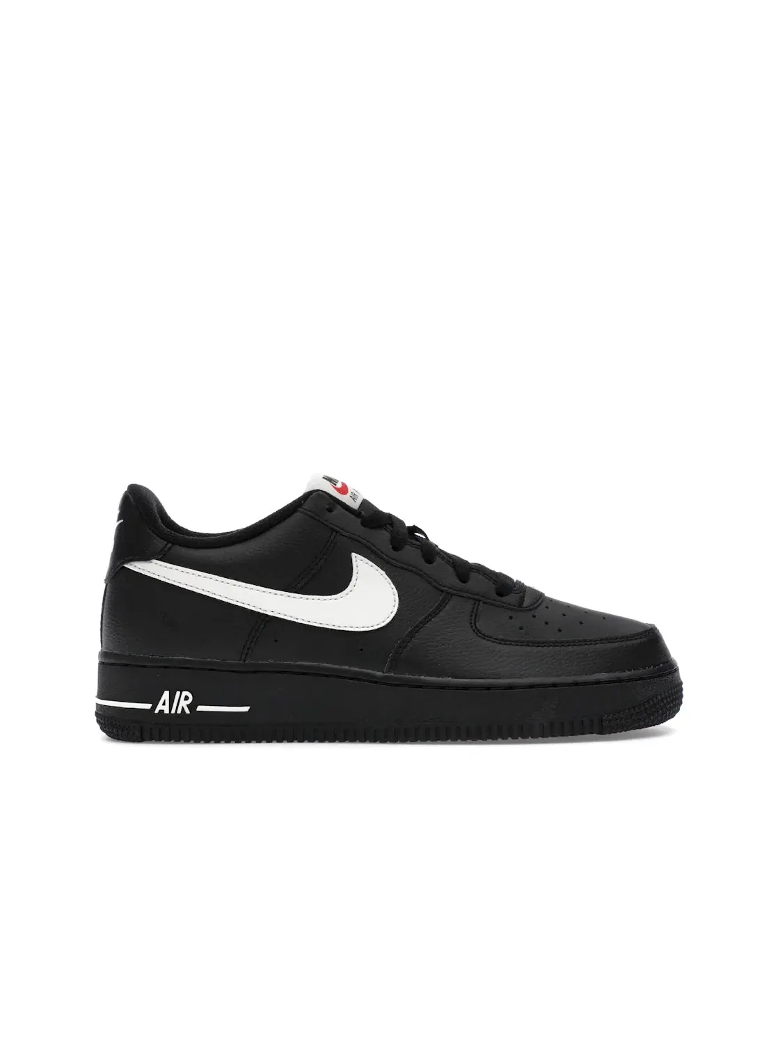 Детские кроссовки с кожаным верхом Nike Air Force 1 Low — изображение 1 из 4, черный