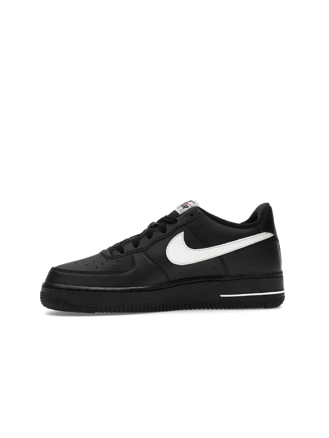 Детские кроссовки с кожаным верхом Nike Air Force 1 Low — изображение 3 из 4, черный