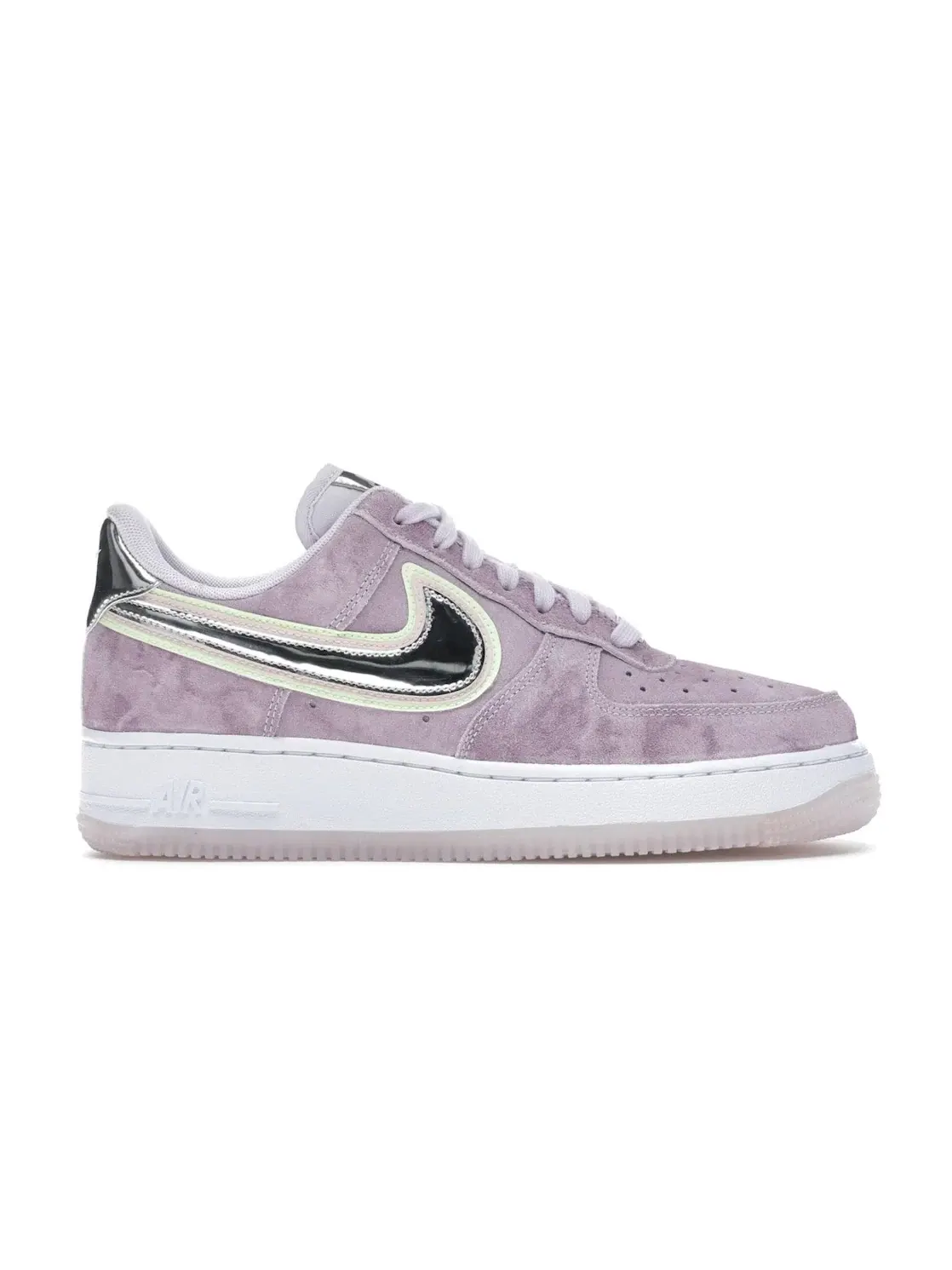 Женские кроссовки с замшевым верхом Nike Air Force 1 Low — изображение 1 из 4, фиолетовый