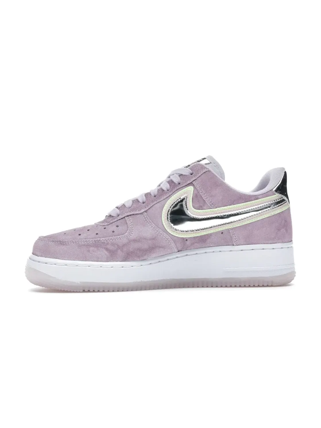 Женские кроссовки с замшевым верхом Nike Air Force 1 Low — изображение 3 из 4, фиолетовый