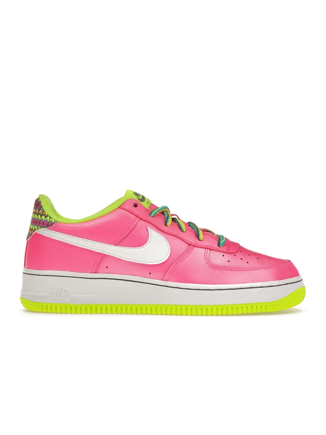 Детские кроссовки Lifestyle Nike Air Force 1 Low — изображение 1 из 4, розовый/-голубой-белый