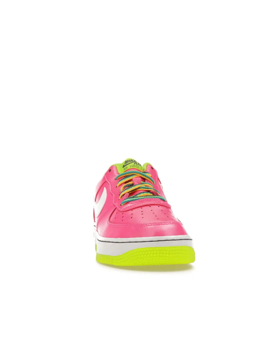 Детские кроссовки Lifestyle Nike Air Force 1 Low — изображение 2 из 4, розовый/-голубой-белый