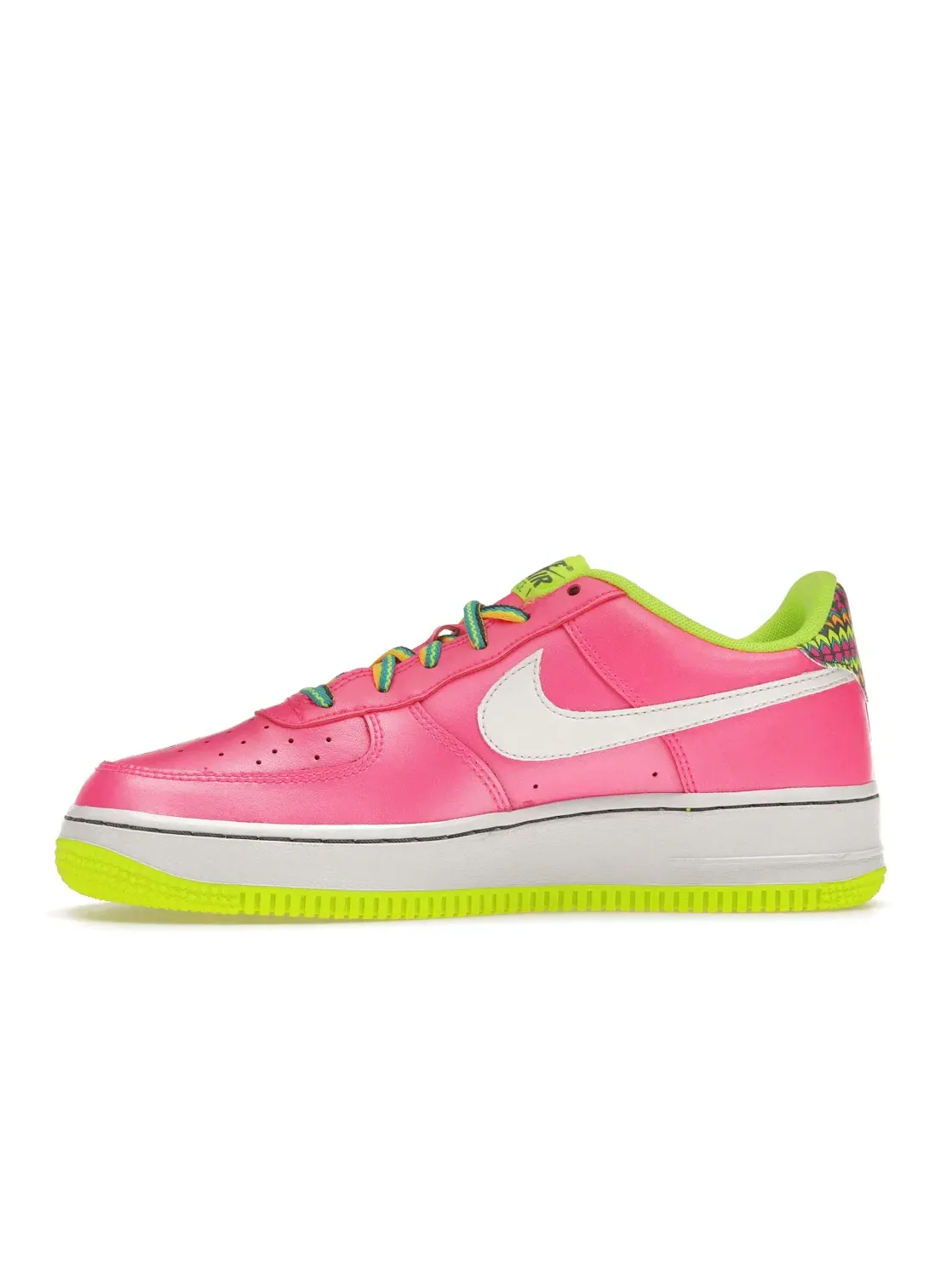 Детские кроссовки Lifestyle Nike Air Force 1 Low — изображение 3 из 4, розовый/-голубой-белый