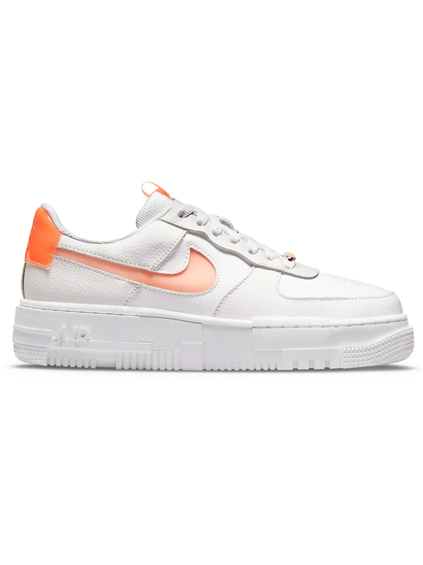 Женские кроссовки Lifestyle Nike Air Force 1 Low Pixel — изображение 1 из 1, белый//оранжевый