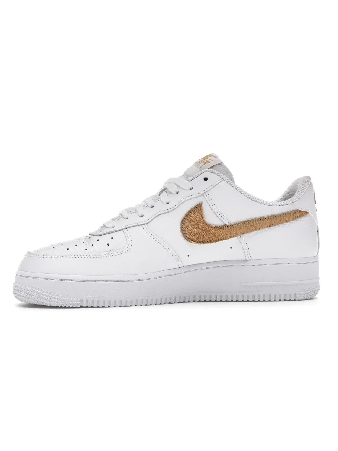 Мужские кроссовки Lifestyle Nike Air Force 1 Low — изображение 3 из 4, белый/золотистый