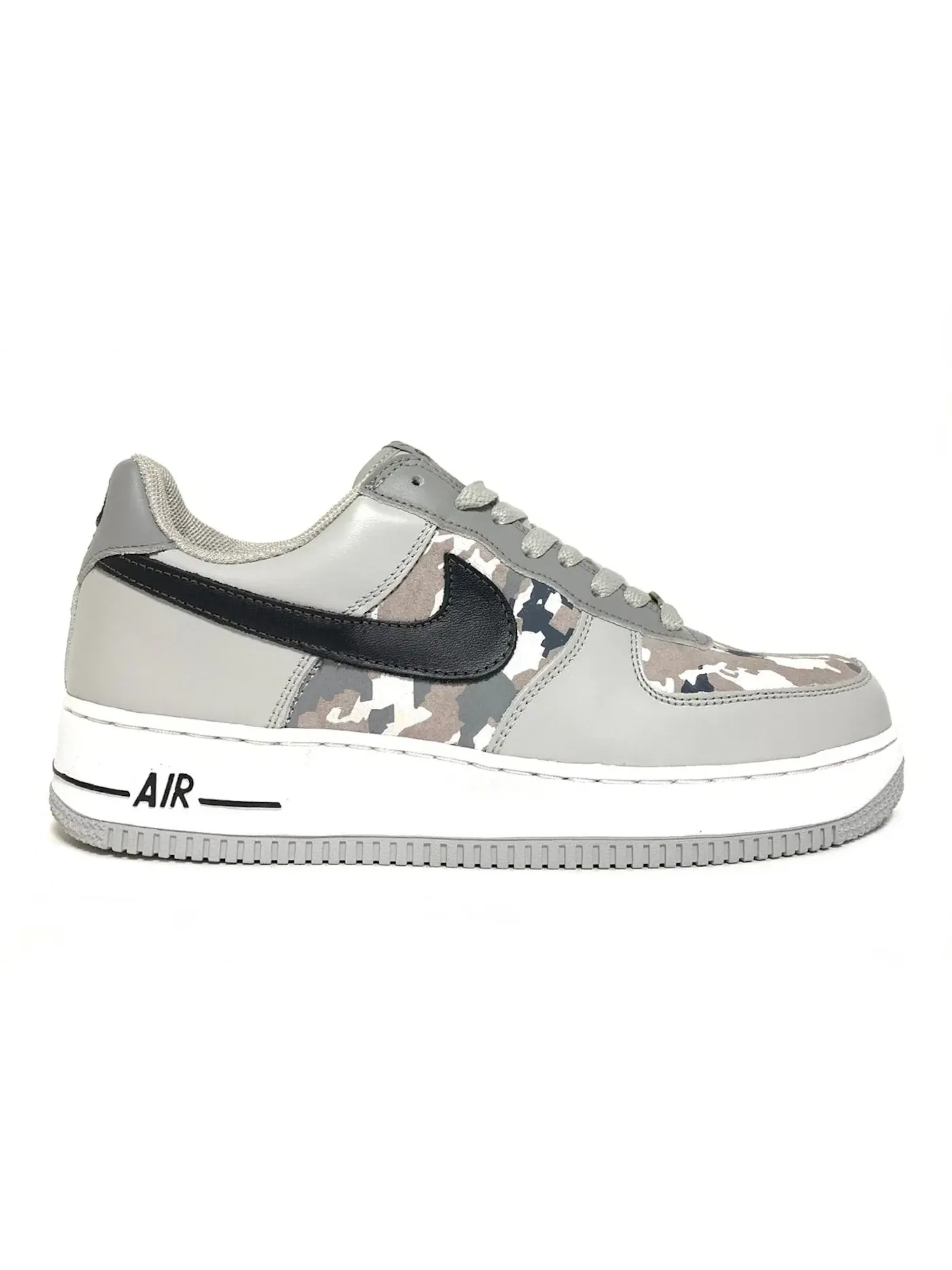 Мужские кроссовки Lifestyle Nike Air Force 1 Low Premium — изображение 1 из 1, серый/серый/белый/черный