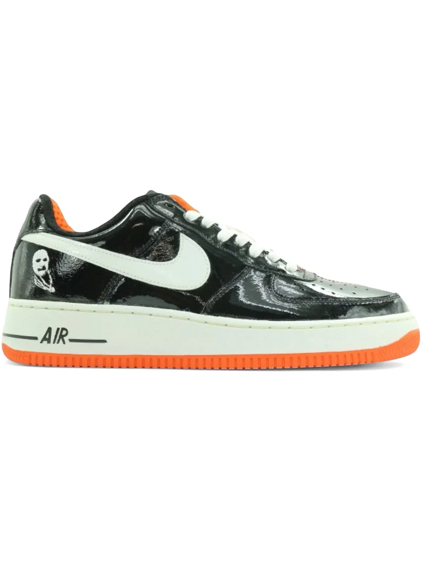 Мужские кроссовки Lifestyle Nike Air Force 1 Low Premium — изображение 1 из 1, черный/белый/оранжевый