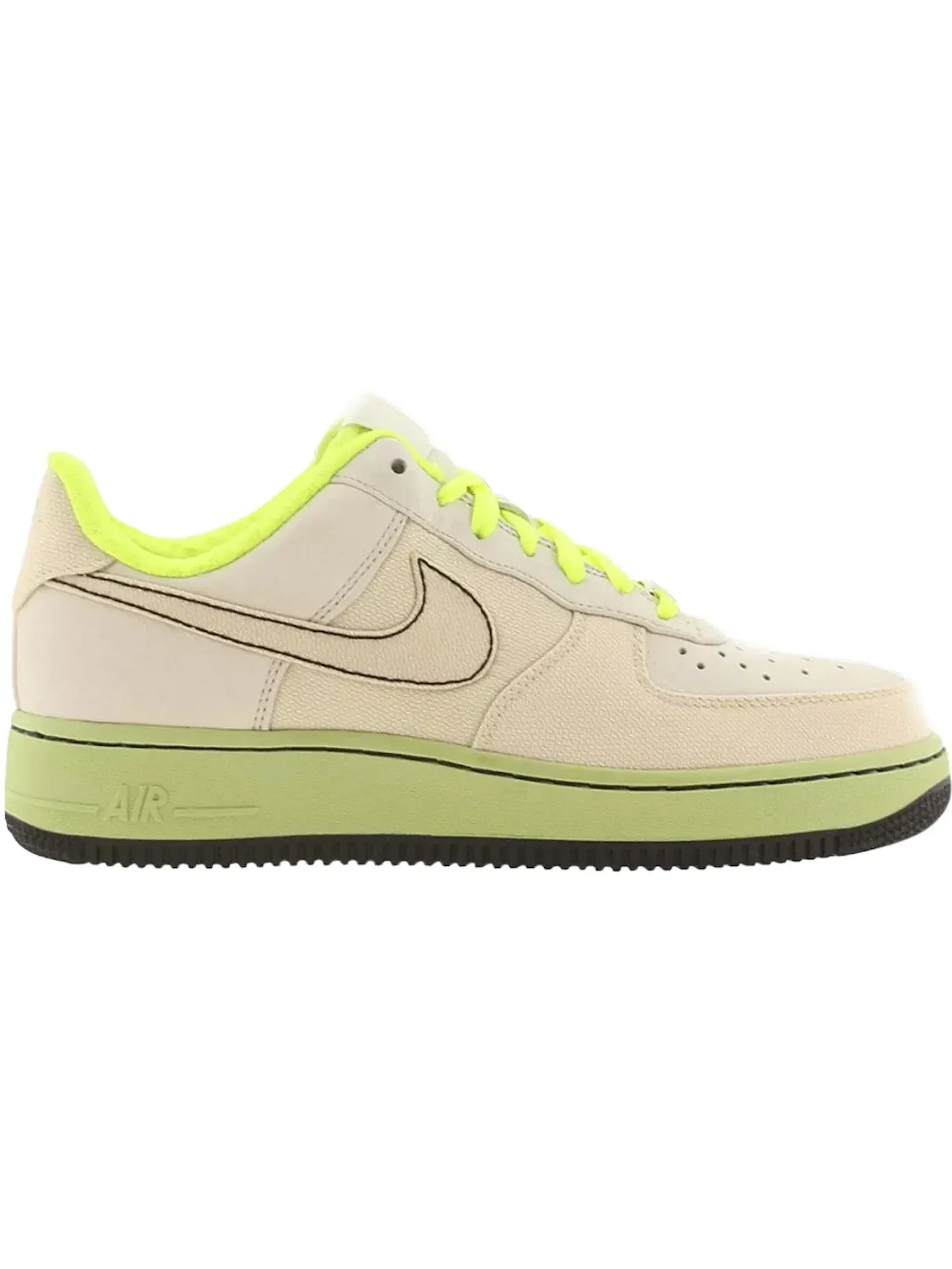 Детские кроссовки Lifestyle Nike Air Force 1 Low Premium, Light Bone/Light Bone-Volt — изображение 1 из 1