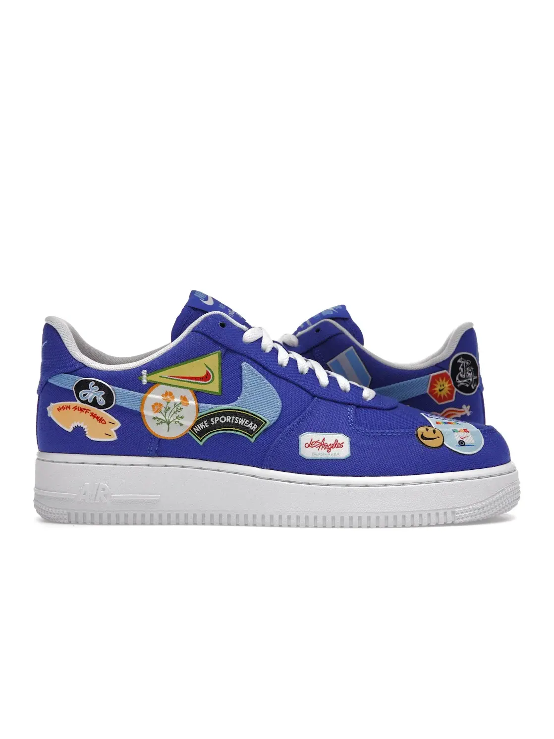 Мужские кроссовки Lifestyle с принтом Nike Air Force 1 Low PRM — изображение 1 из 4, синий/синий-белый