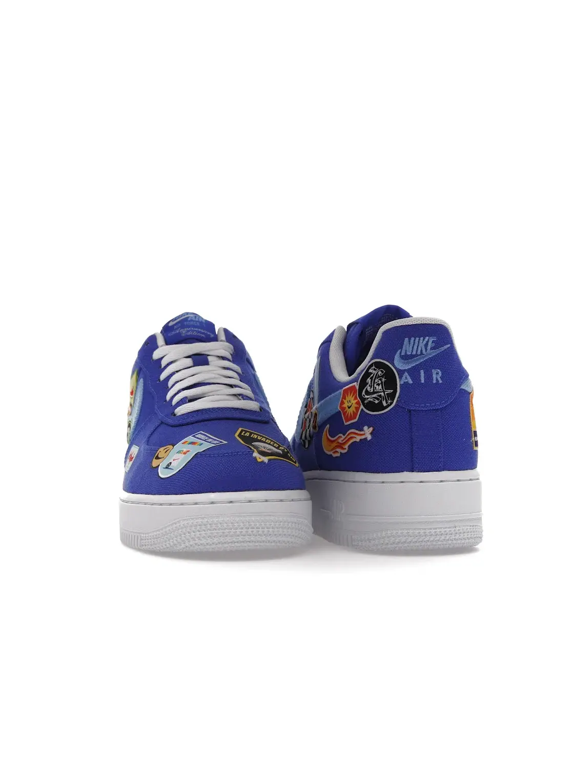 Мужские кроссовки Lifestyle с принтом Nike Air Force 1 Low PRM — изображение 2 из 4, синий/синий-белый