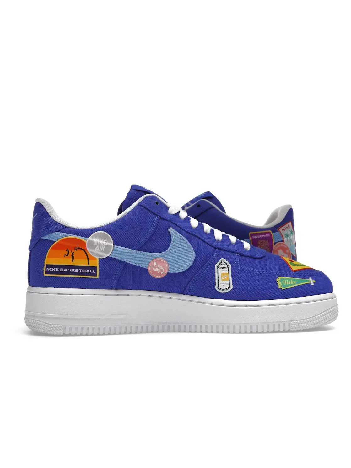Мужские кроссовки Lifestyle с принтом Nike Air Force 1 Low PRM — изображение 3 из 4, синий/синий-белый