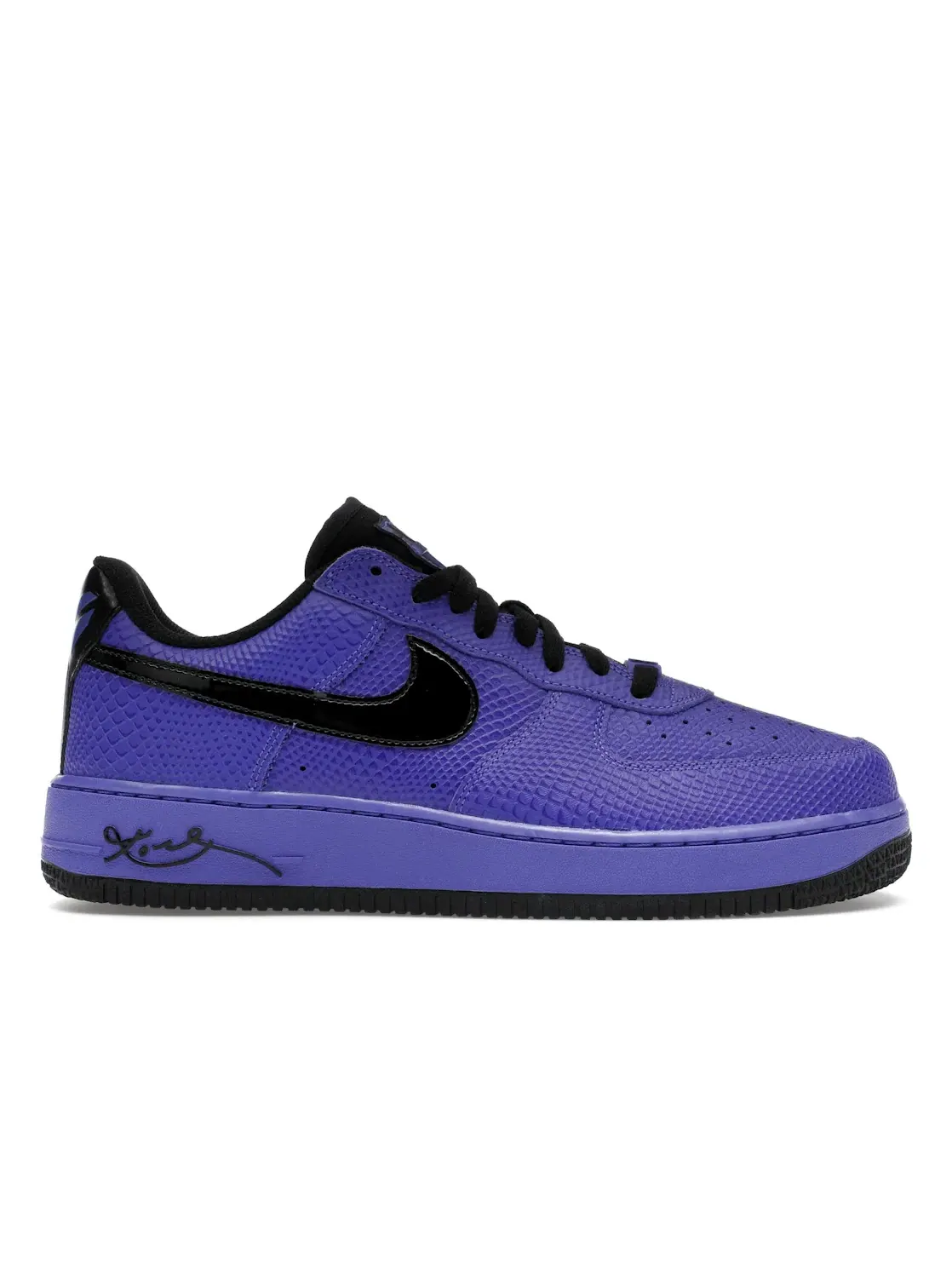 Мужские кроссовки с перфорированным носком Nike Air Force 1 Low Protro — изображение 1 из 4, фиолетовый/черный