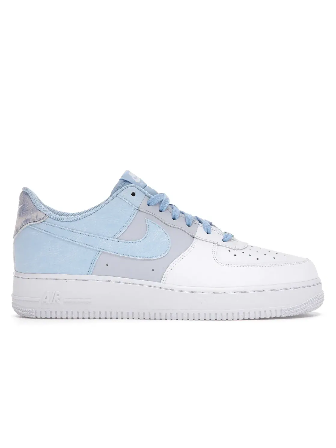 Мужские кроссовки с кожаным и замшевым верхом Nike Air Force 1 Low — изображение 1 из 4, синий/синий-серый